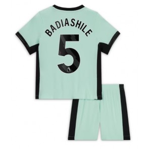 Chelsea Benoit Badiashile #5 Koszulka Trzecich Dziecięca 2023-24 Krótki Rękaw (+ Krótkie spodenki)